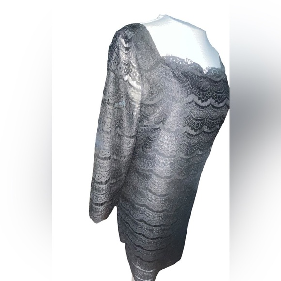 White House Black Market Lace Dress Large Size - Picture 7 of 11